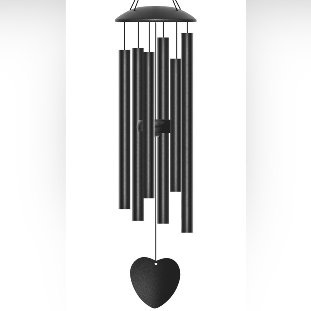 28" Wind Chimes for Outside, Metal Outdoor~~Heart~~Soorhing Melodic Chimes~~🩷